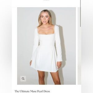 Medium Oddmuse white dress